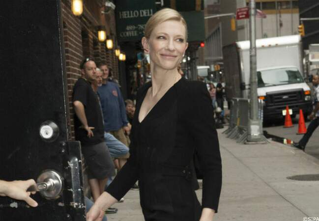 Cate Blanchett avait opté pour un total look noir cette fois