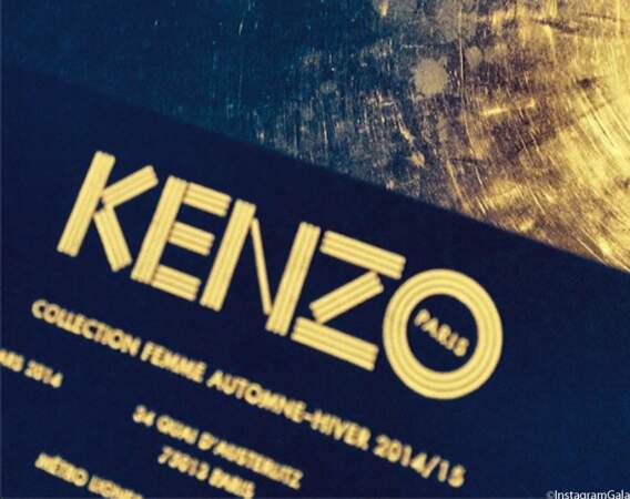 On vous emmène chez Kenzo ?
