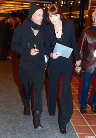 Carla Bruni et Sven Kilthau-Lander, son ami allemande de chez Universal Allemagne