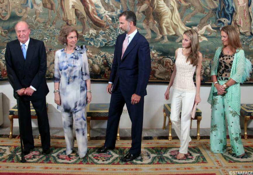 Une soirée organisée par le roi Juan Carlos Ier en l'honneur des autorités des Baléares