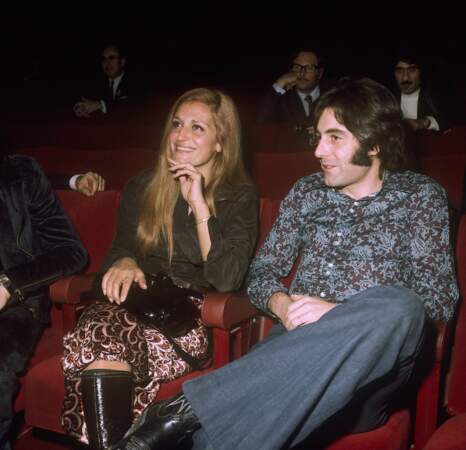 Michel Delpech et Dalida en 1972, au festival de la télévision de Monte-Carlo