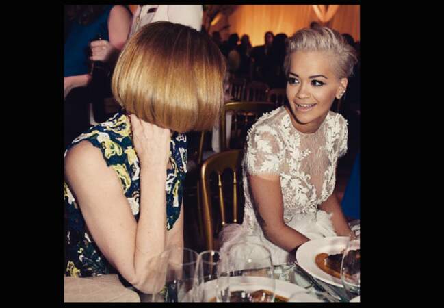 Rita Ora, dîner en compagnie d’Anna Wintour
