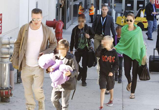 La famille Brangelina revient d'Australie pour un tournage d'Angelina
