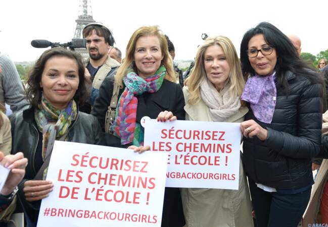 Les célébrités françaises manifestent pour la libération des jeunes Nigérianes