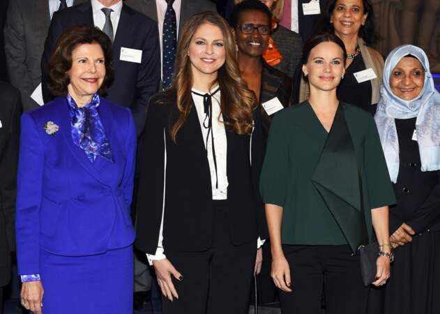 La reine Silvia, Madeleine de Suède et la princesse Sofia, trio de charme