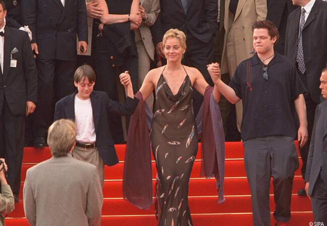 Sharon Stone présente Les Puissants en 1998