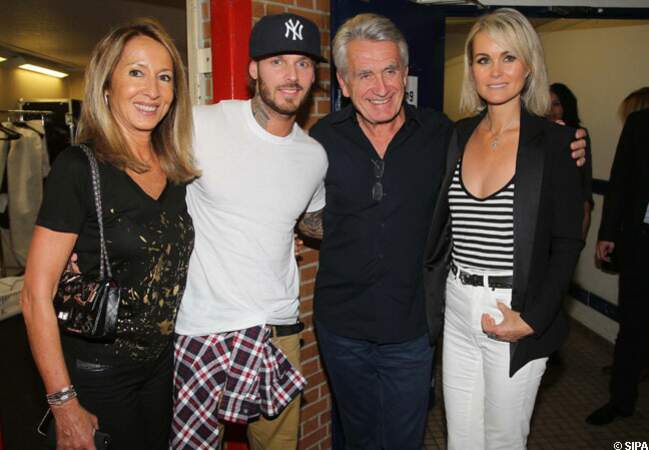 Nicole Coullier, M Pokora, Gilbert Coullier, Laeticia Hallyday