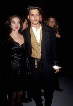 1990: Johnny Depp et Winona Ryder