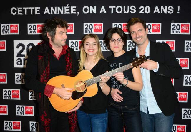 M, Louane, Carole Vega et Grégory Ascher