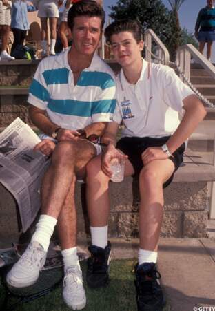 Robin Thicke et son père en 1991