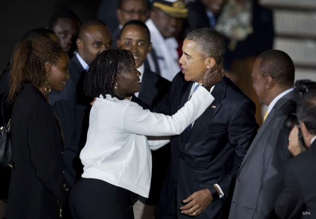 Le président américain a retrouvé sa demi-soeur, Auma Obama