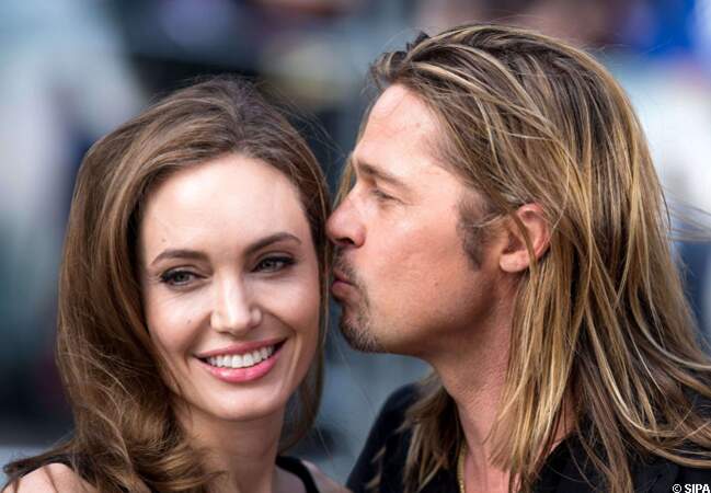 Brad Pitt et Angelina Jolie à l'avant-première de World War Z en 2013