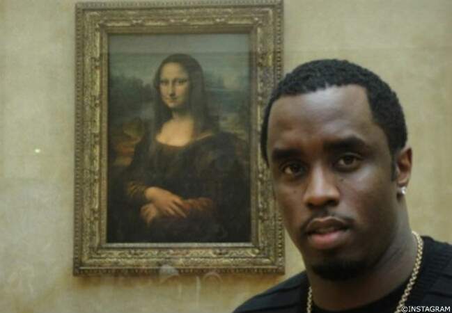 P.Diddy, selfie intello au musée du Louvres