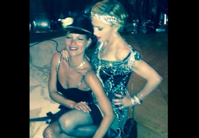 Le clou de la soirée: Kate Moss et Madonna, hilares