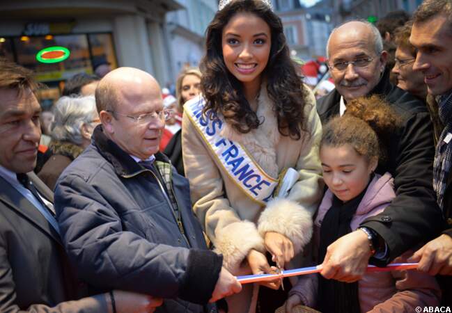 Miss France accueillie comme une reine