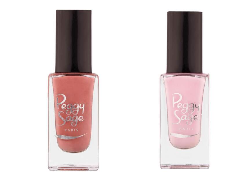 Peggy Sage, Rosy nude et Peachy luxe, 3,90€ sur Showroomprive