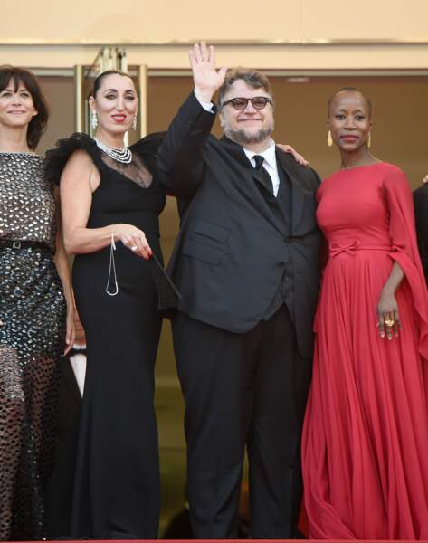 Sophie Marceau, Rossy de Palma, Guillermo Del Toro et Rokia Traoré en robe Georges Hobeika 