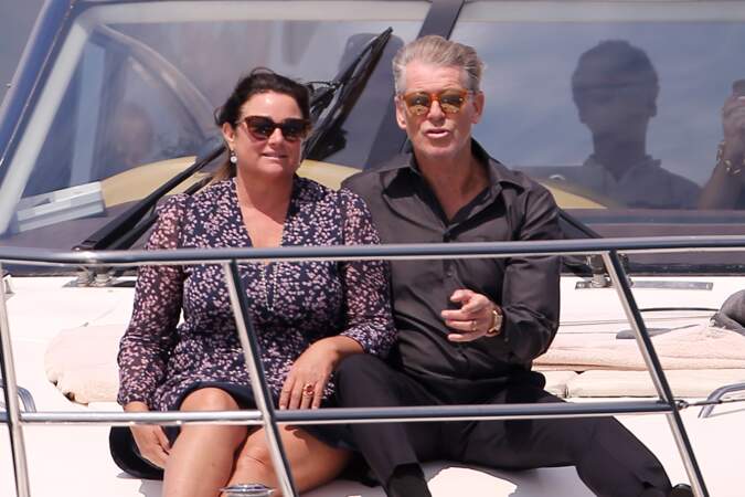 L'ancien James Bond Pierce Brosnan et sa femme Keely Shaye à l'occasion du festival de Cannes 2018.