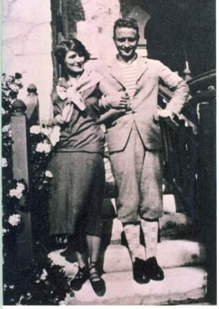 Scott Fitzgerald et son épouse Zelda à la Villa Saint Louis, aujourd'hui l'Hôtel Belles Rives (1925)