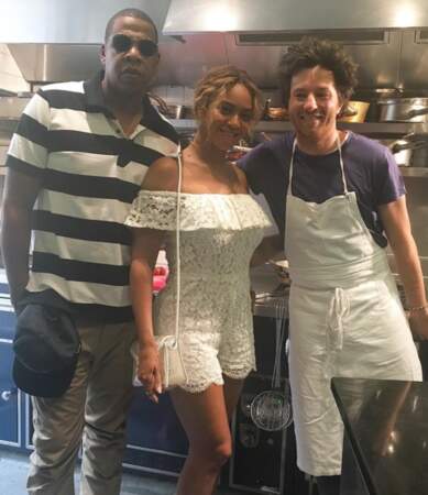 Jean Imbert aux côtés de Beyoncé et Jay Z 