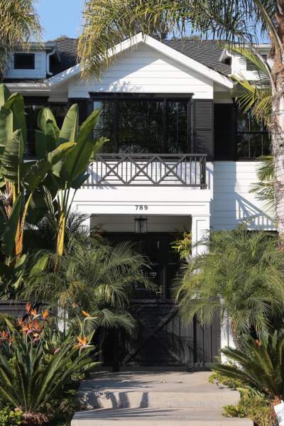 La villa de Johnny Hallyday dans le quartier de Pacific Palisades à Los Angeles le 6 décembre 2017