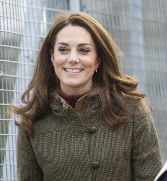 les cheveux longs et naturels de Kate Middleton