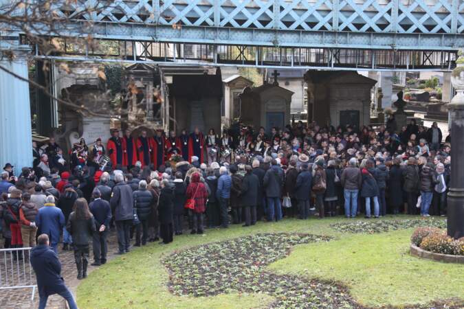 Les obsèques de Jean-Louis Foulquier se sont tenues au cimetière de Montmartre le 14 décembre 2013