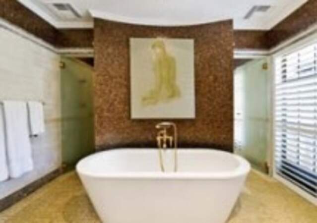 L'une des salles de bain de la villa de Meghan Markle et du prince Harry en Australie