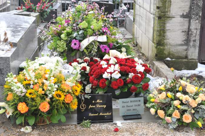 Daniel Darc a éte inhumé au cimetière de Montmartre à Paris