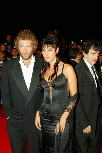 Monica Bellucci et Vincent Cassel à Cannes pour la montée des marches d'Irréversible en 2002