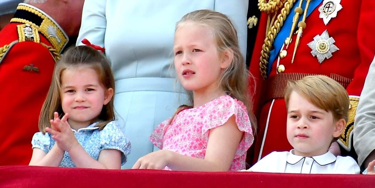 La princesse Charlotte, Savannah Phillips et le prince George 