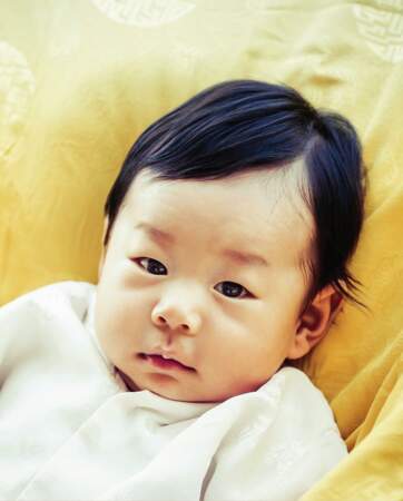 Portrait du Prince héritier âgé de 4 mois
