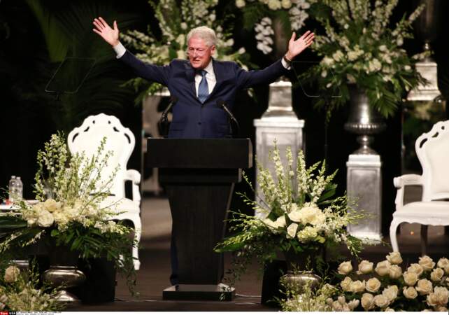 En l'absence de Barack Obama c'est l'ancien président Bill Clinton qui a rendu hommage à Mohamed Ali