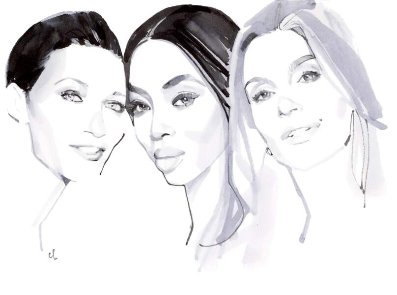 Naomi Campbell, rencontrée avec Cindy Crawford et Marpessa Hennink lors d'un hommage à Alaïa, est fan, elle aussi