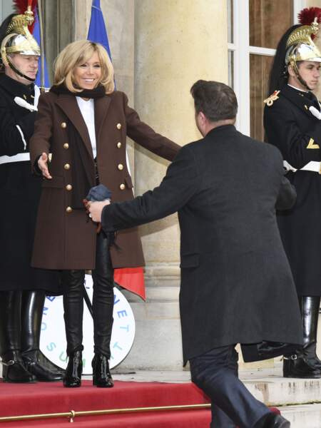 Brigitte Macron le 12 décembre 2017