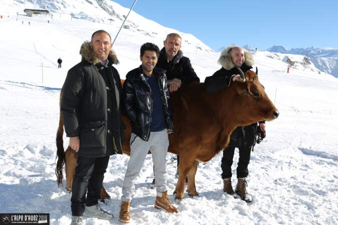 L'équipe de La vache, autour de Jacqueline en 2016