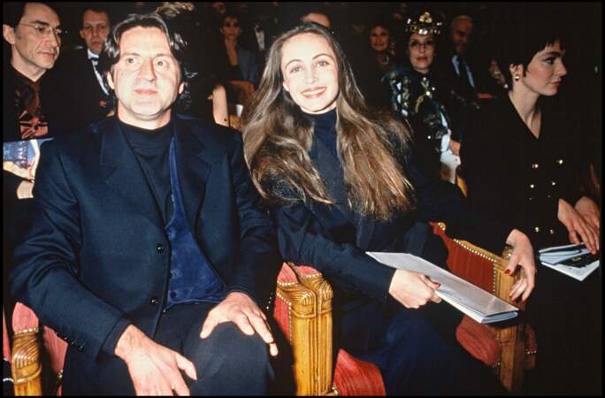Daniel Auteuil et sa compagne Emmanuelle Béart en 1993