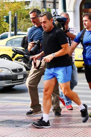Nicolas Sarkozy, toujours aussi sportif