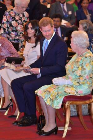 Meghan Markle, Harry d'Angleterre et la reine Elizabeth II