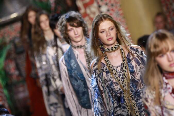 Milan Fashion Week - Tresses hippies chez Cavalli