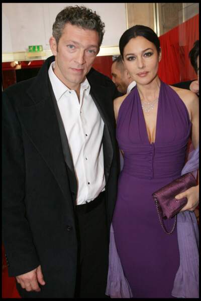 Monica Bellucci et Vincent Cassel aux César en 2009