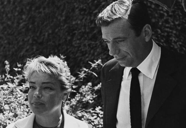 Yves Montand, Simone Signoret et sa fille Catherine Allegret