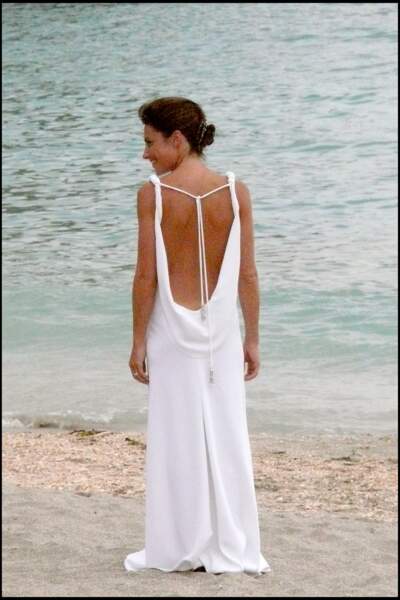 Alessandra Sublet sublime dans sa robe de mariée 
