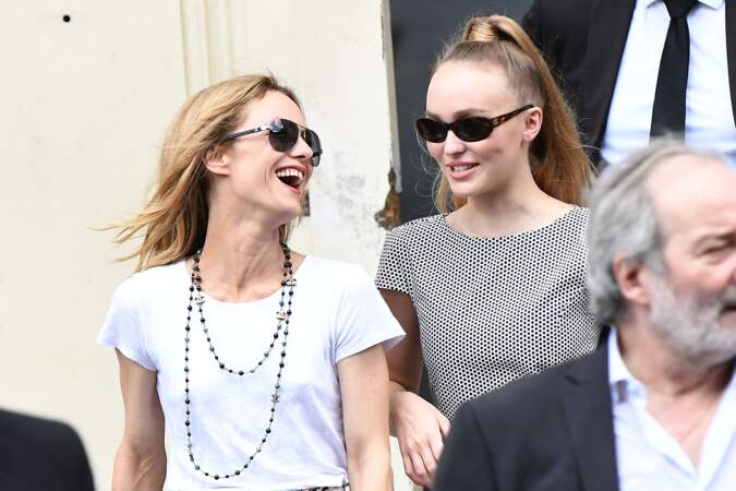 Vanessa Paradis et sa fille Lily-Rose Depp heureuses d'être ensemble