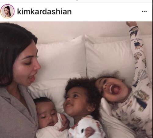 Kim Kardashian et ses 3 enfants