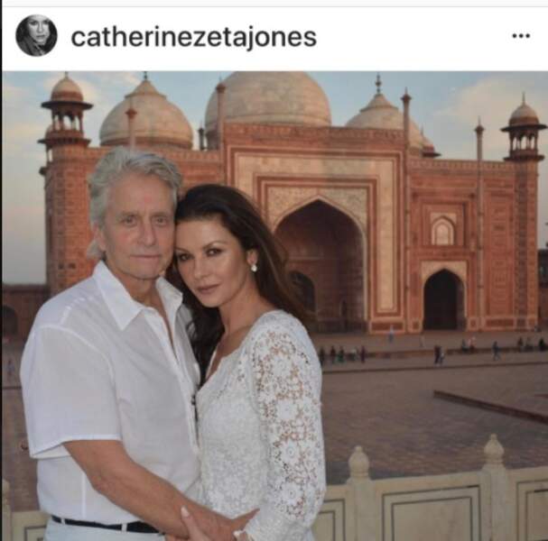 Michael Douglas et Catherine Zeta-Jones en Inde