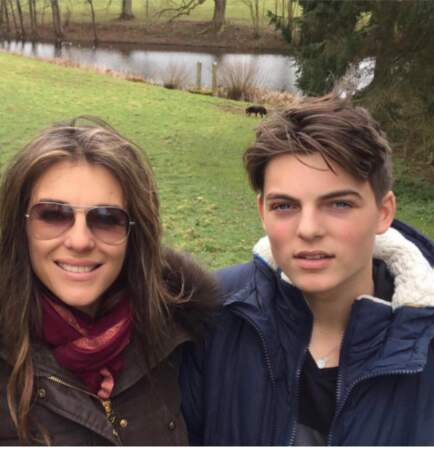 Liz Hurley et son fils Damian