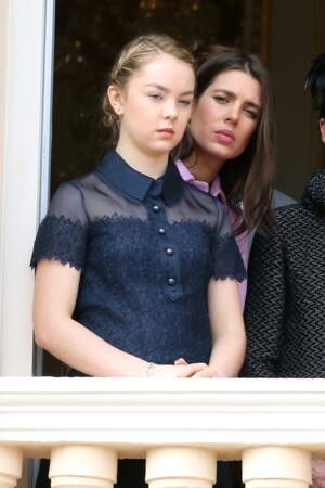 La princesse Alexandra de Hanovre, Charlotte Casiraghi, Pierre Casiraghi 19 novembre 2015