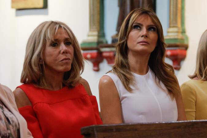 Brigitte Macron et Melania Trump ont visité la charmante ville d'Espelette