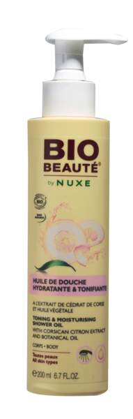l'huile de douche Bio beauté by Nuxe, 9,90 €